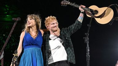 Taylor Swift returns to Wembley for first time since Vienna terror threat - with help from Ed Sheeran