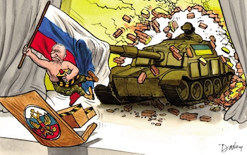 Putin is crippled by the West’s preemptive attack on Russia