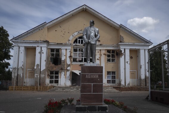 Ukrainian forces left a path of destruction in the Kursk operation. AP visited a seized Russian town