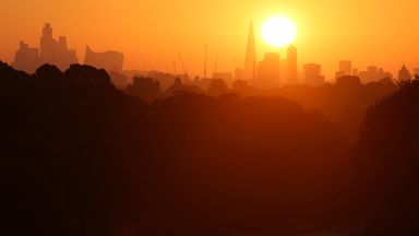 UK set for 'enhanced' sunrise and sunset - before remnants of hurricane bring 'unseasonably wet and windy weather'