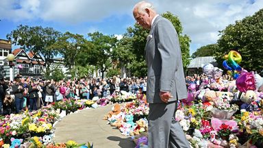 King Charles visibly moved as he met Southport survivors - and troubled by unrest that followed attack