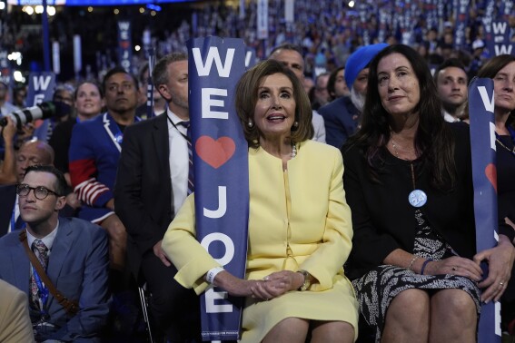 Nancy Pelosi will address the DNC after being part of the Biden-to-Harris switch