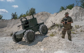 Ukraine unveils The Fury land drone to support battlefield hotspots