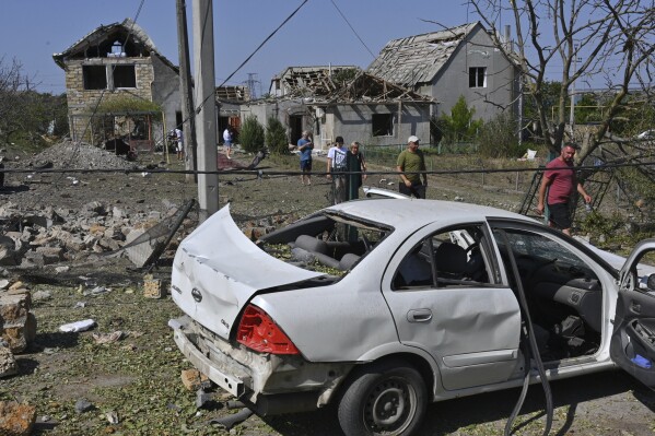 Russian missiles and drones strike across Ukraine, killing at least 2