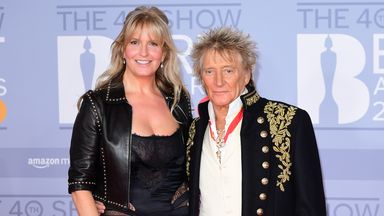 Rod Stewart denies 'rift' in marriage to Penny Lancaster