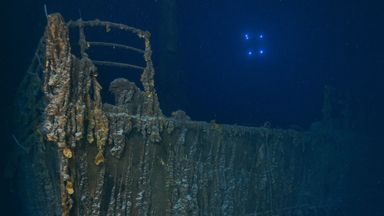 Titanic: Railings on ship's iconic bow have broken off and fallen to sea floor