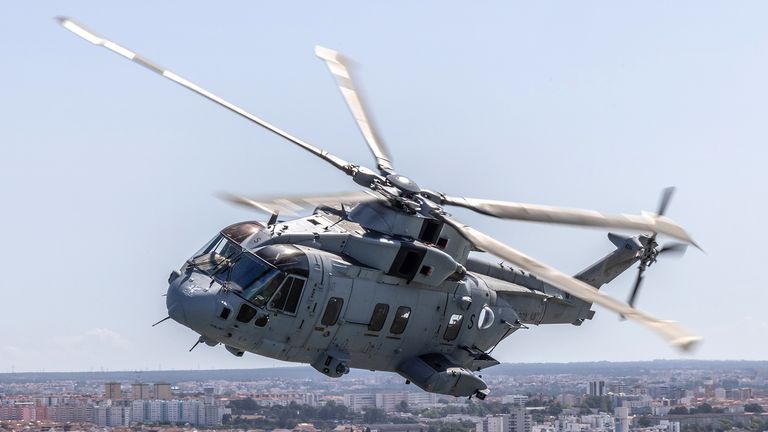 Royal Navy service member dies after helicopter ditches in Channel