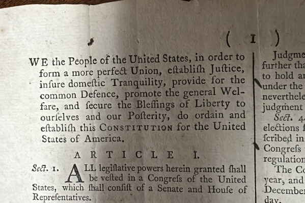 A rare copy of the US Constitution went missing for centuries. Now it’s being auctioned for millions