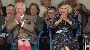 Braemar Gathering: King and Queen get warm welcome at Highland games before accession anniversary