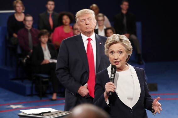 What the Trump-Clinton debates might tell us about Tuesday’s match with Harris