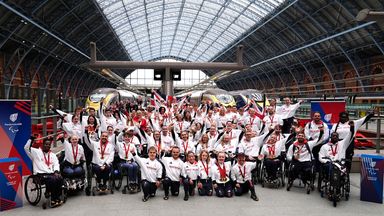 Paralympians arrive back in UK amid calls for more school support for disabled athletes