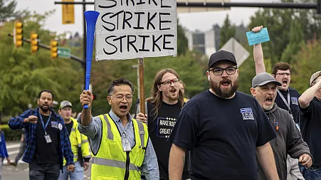 Boeing workers in strike action that could affect aircraft deliveries