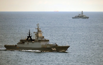 British forces shadowed Russian warships and planes in past week