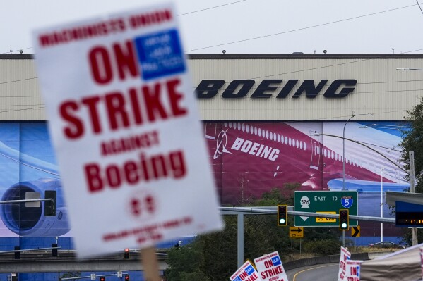 Boeing CEO says the company will begin furloughs soon to save cash during labor strike