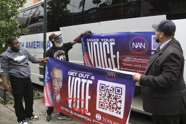 Sharpton and Central Park Five members get out the vote in battleground Pennsylvania