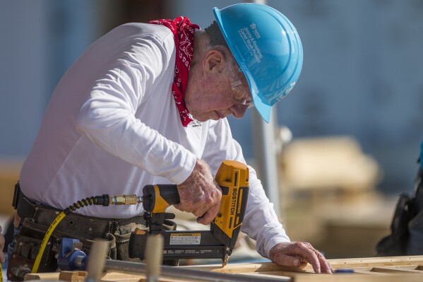 A concert and 30 new homes mark Jimmy Carter’s 100th birthday and long legacy of giving