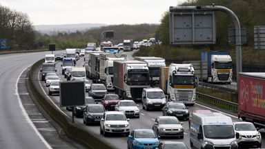 M25: National Highways apologises after pothole caused major delays and 'damage to more than 20 cars'