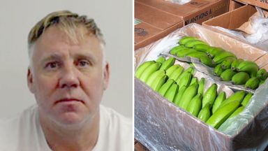 One of UK's most wanted men jailed over plot to smuggle cocaine 'worth £100m' in banana boxes