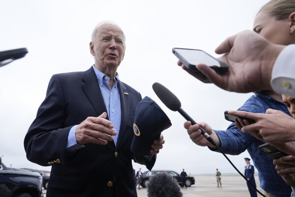 Harris and Biden are flying to the Southeast to check out damage from Helene