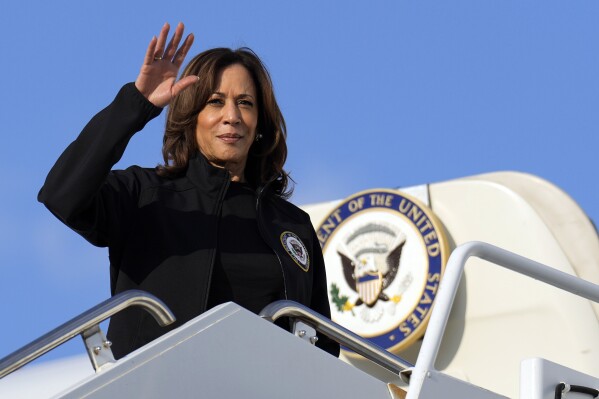 The Latest: Harris campaigns in Wisconsin and Trump in Michigan in battle for ‘blue wall’ states