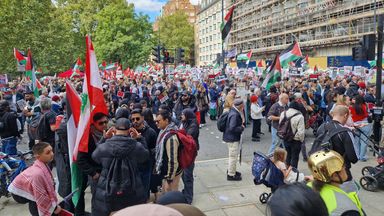 Met Police arrest 15 protesters during demonstrations over Middle East conflict