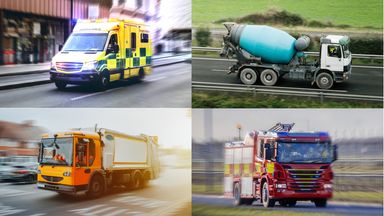 Bin lorries, ambulances and a hearse among vehicles stolen in the UK in 2023